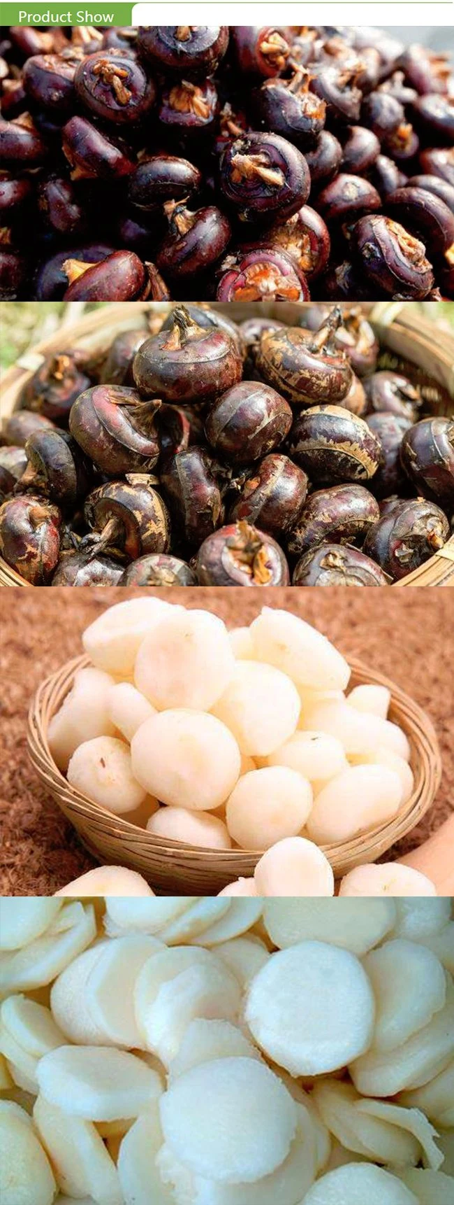 IQF Frozen Water Chestnut with High Quality