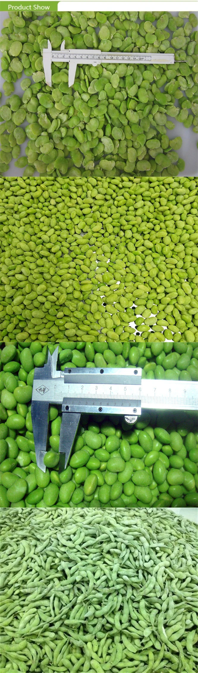 Organic Agricultural Top Quality IQF Frozen Green Soy Beans Kernels Edamame with Wholesale Price in Bulk Retail Packing