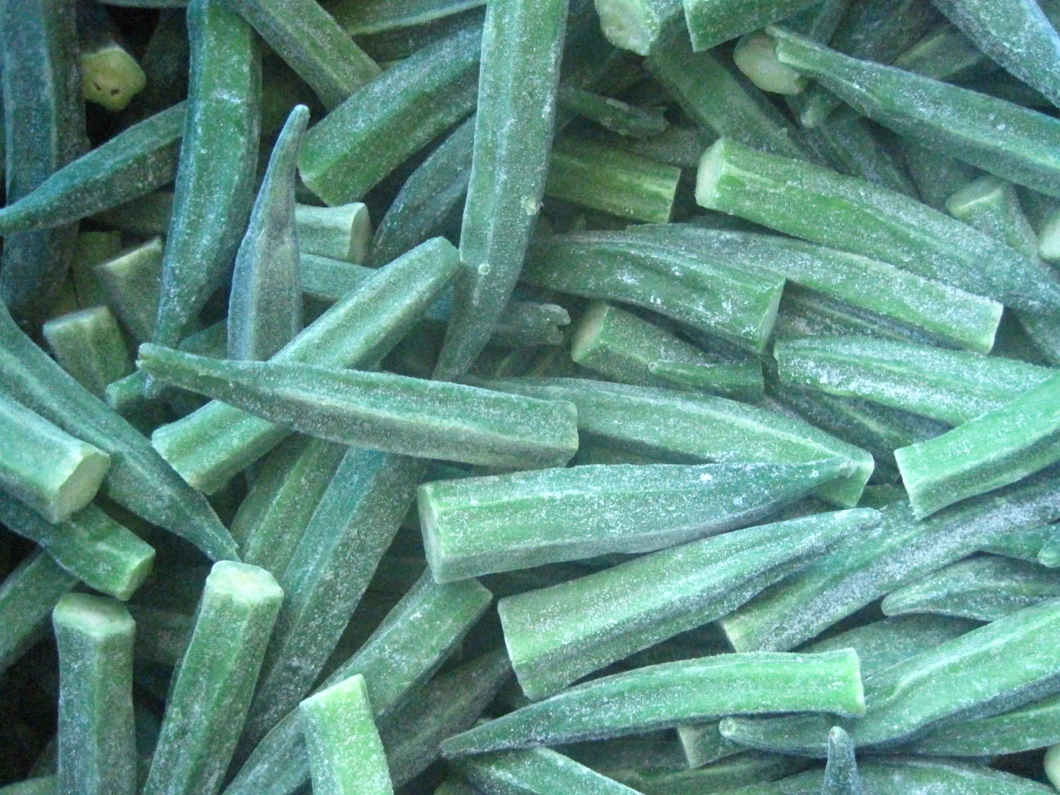 IQF Frozen Diced Okra, Frozen Chopped Okra